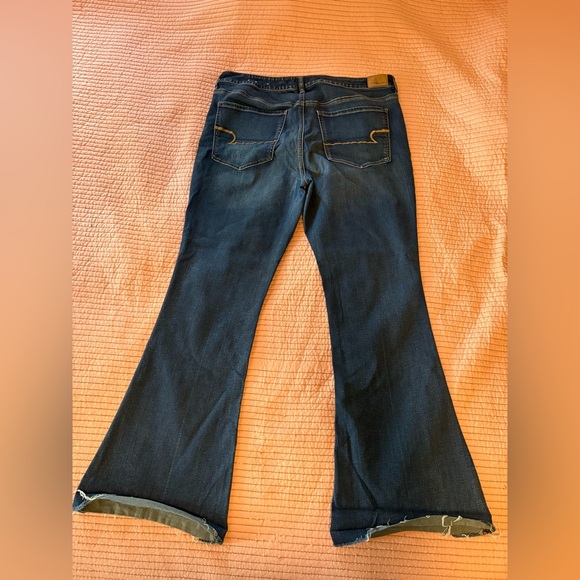 American Eagle high rise slim flare jeans size 18 - Picture 3 of 5